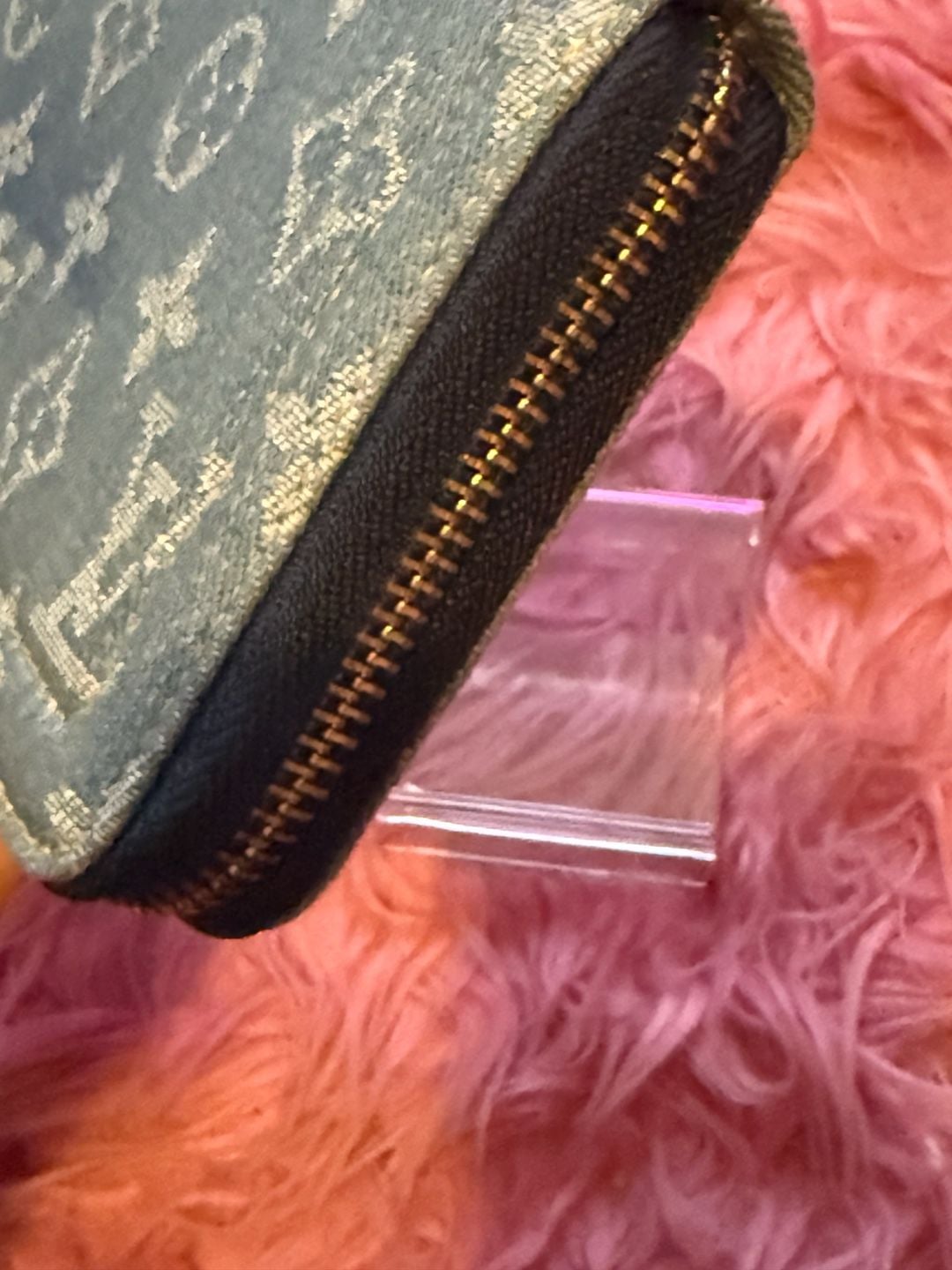 Unbranded fashion long wallet denim with design lots of pockets and card slots 5
