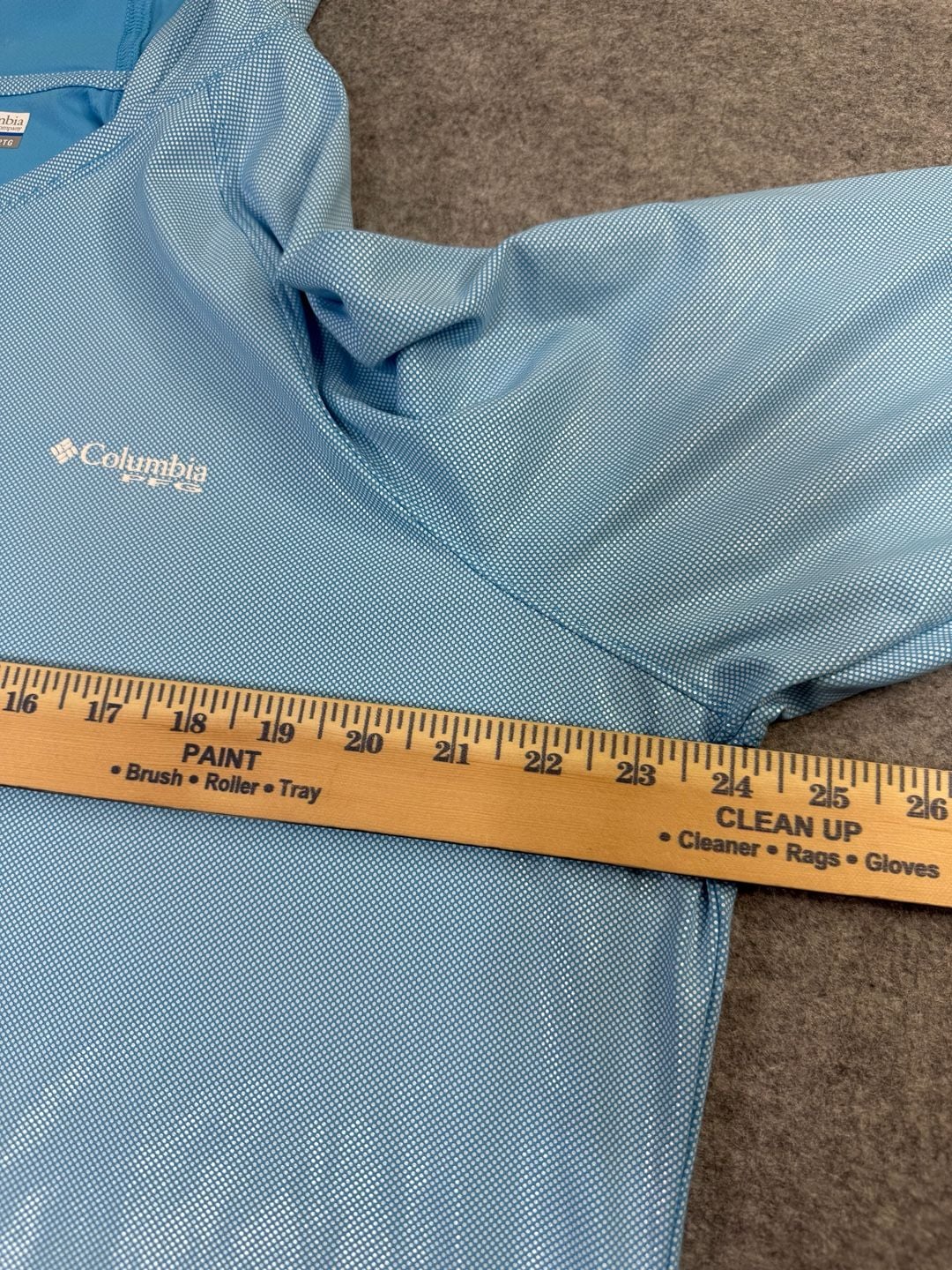 Columbia PFG Terminal Tackle Hoodie Size XXL Light Blue 9