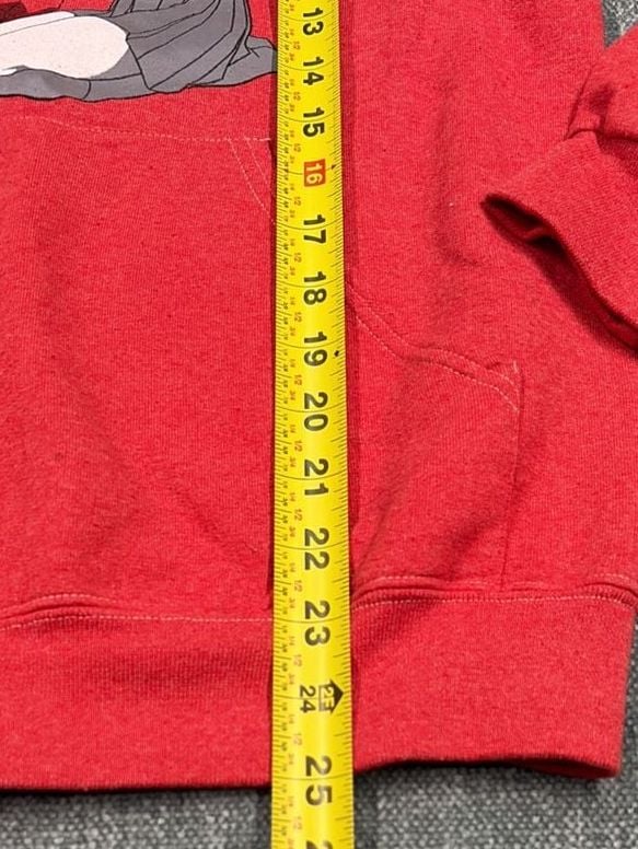 Viz Media Inuyasha Hoodie Size M Red Anime Graphic Pullover Sweatshirt 3