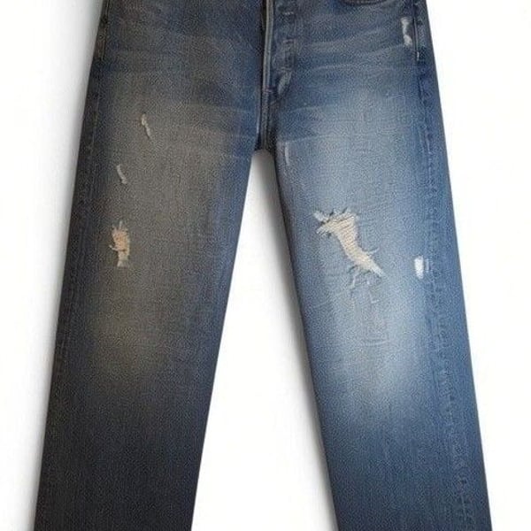 Ruehl No. 925 Greenwich Denim Size 30x30 Blue Distressed