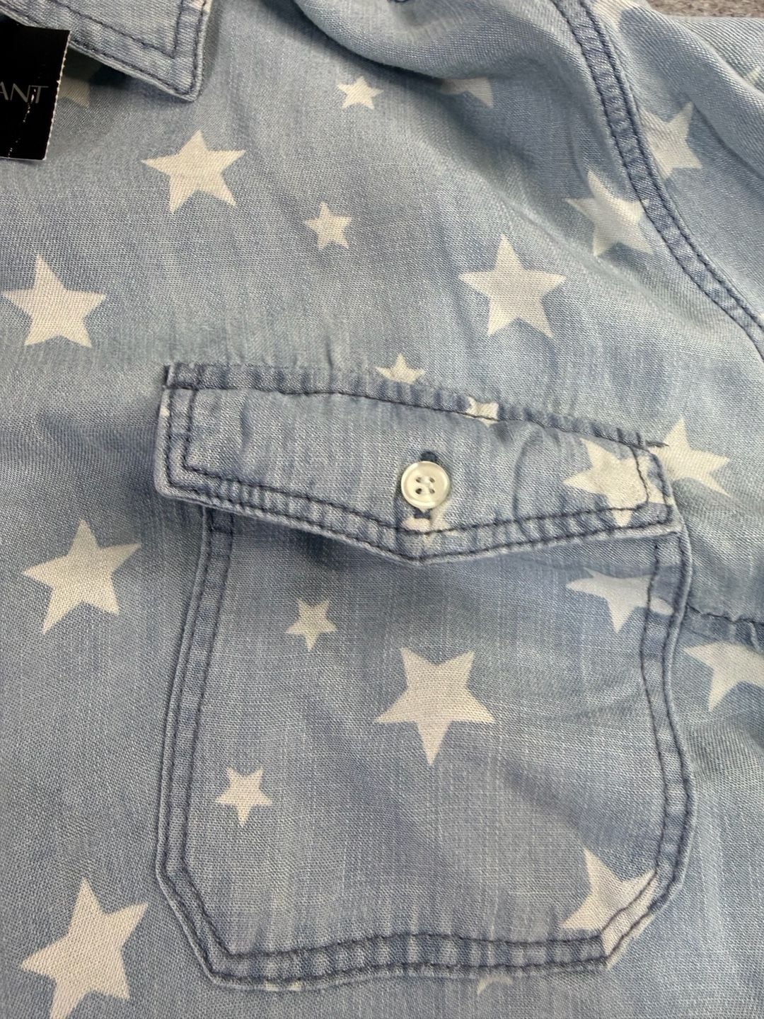 Lane Bryant Star Print Tencel Lyocell Shirt Size 18/20 4