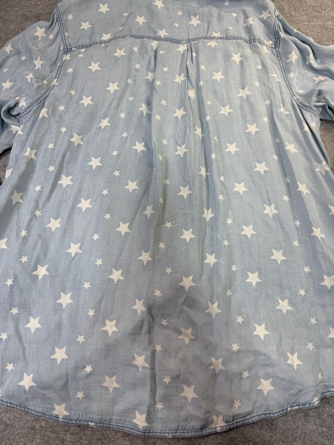 Lane Bryant Star Print Tencel Lyocell Shirt Size 18/20 6