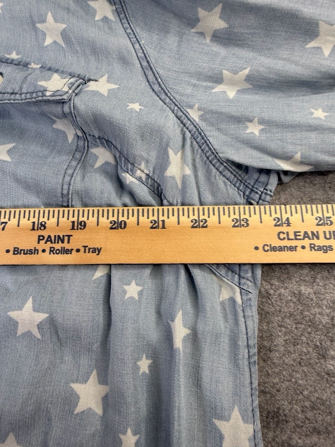 Lane Bryant Star Print Tencel Lyocell Shirt Size 18/20 7
