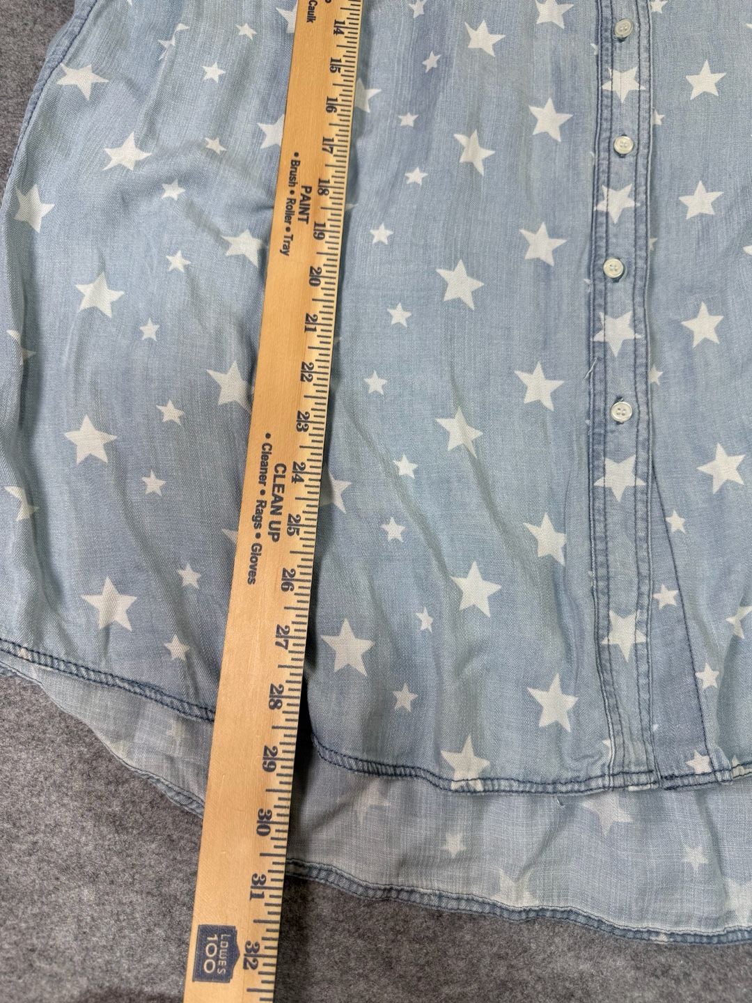 Lane Bryant Star Print Tencel Lyocell Shirt Size 18/20 8