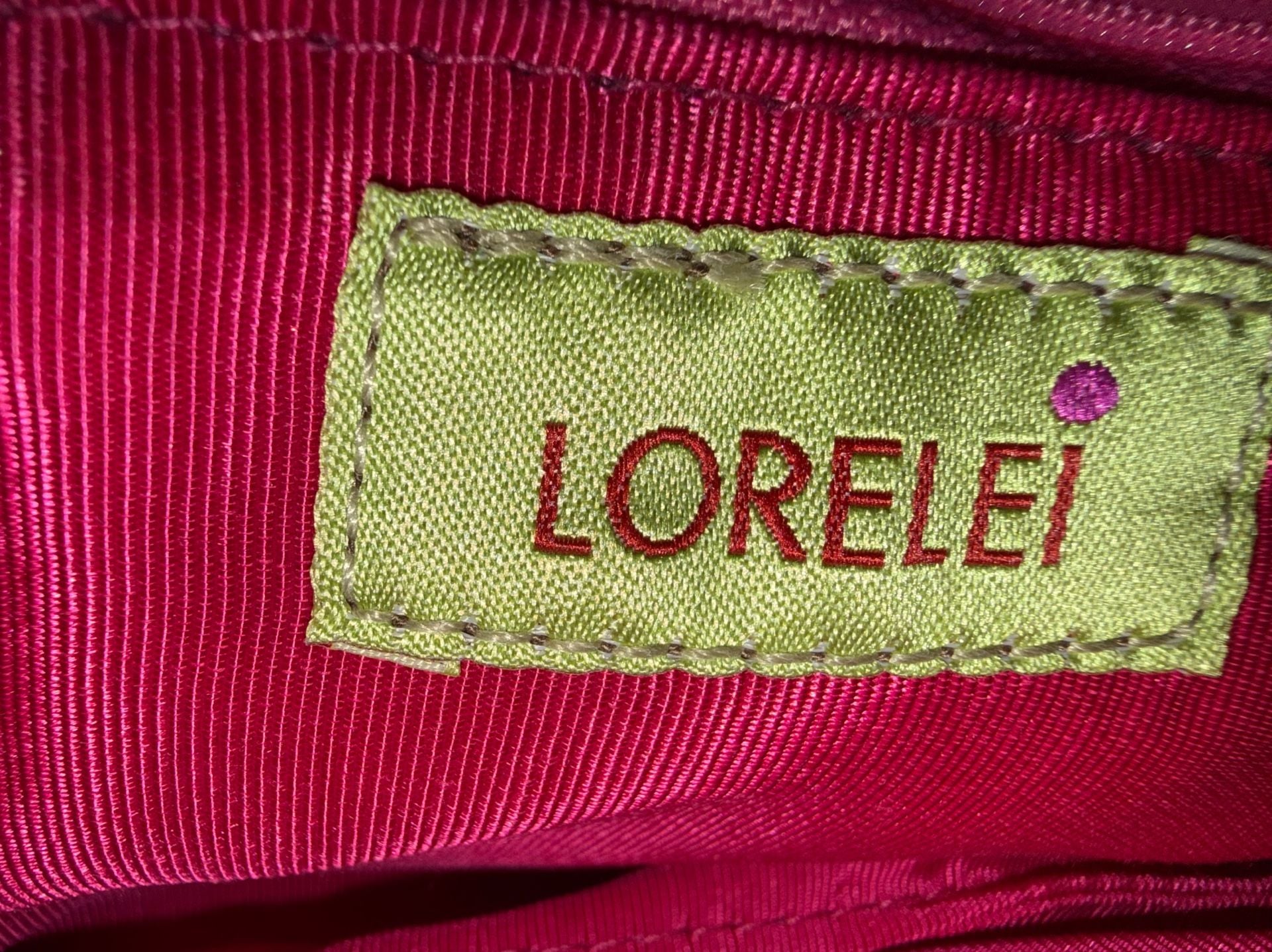 Lorelei Purple Snakeskin Shoulder Bag With Gold Ch 3