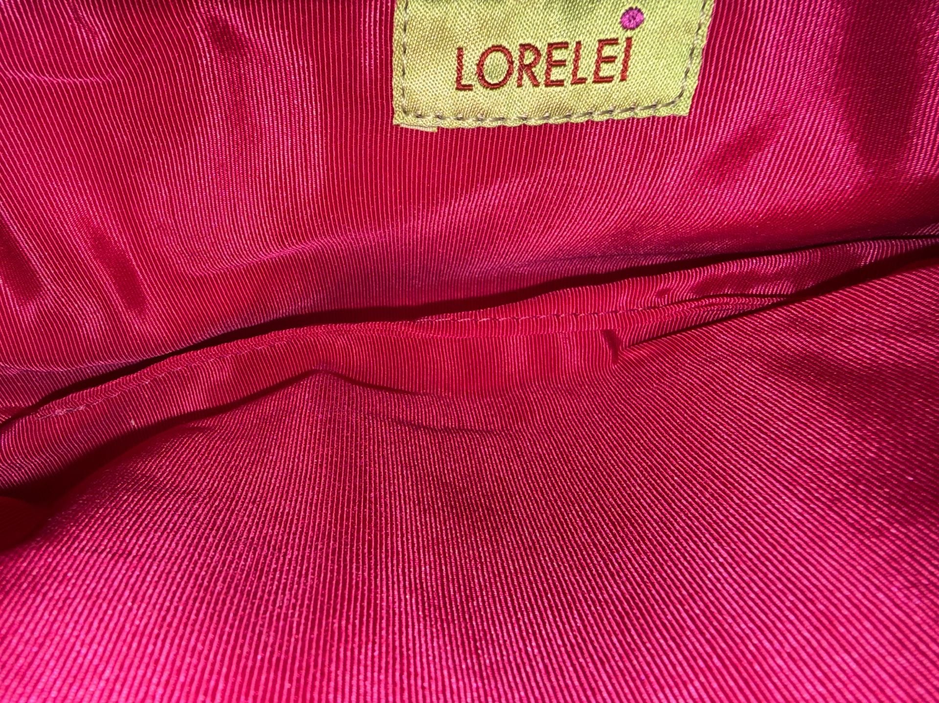 Lorelei Purple Snakeskin Shoulder Bag With Gold Ch 4