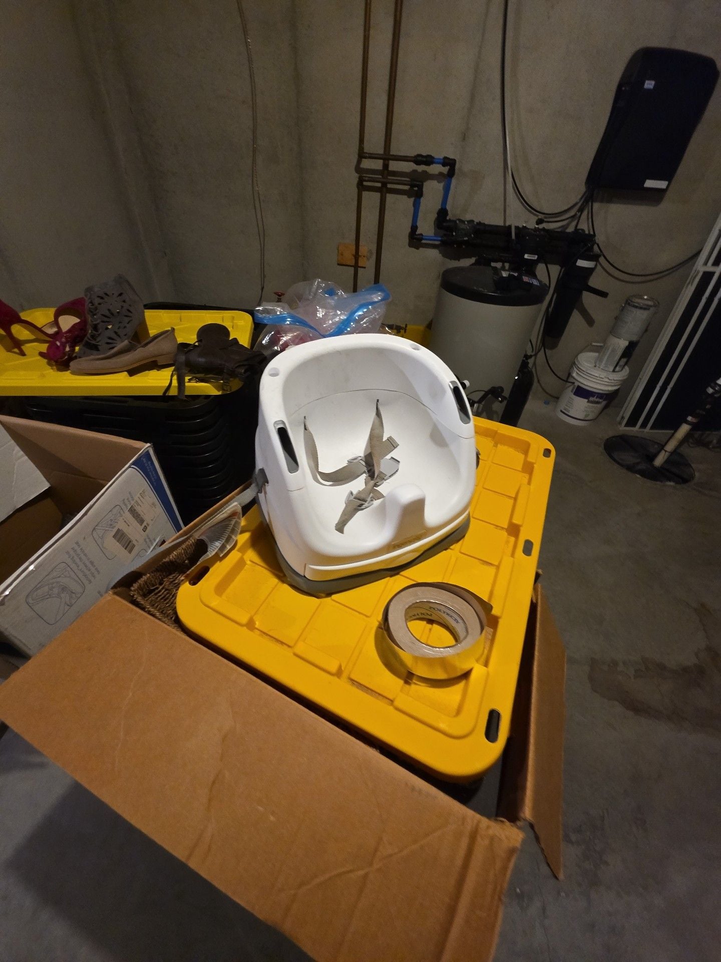 Ingenuity Baby Base 2-in-1 Booster Seat White 1