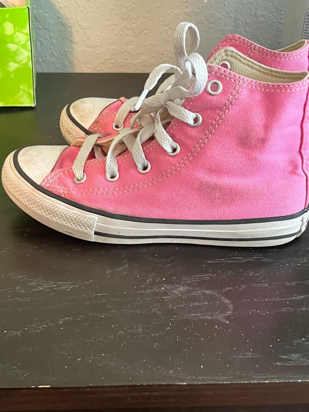 Converse Chuck Taylor All Star High Top Size 1 Pink Canvas 4
