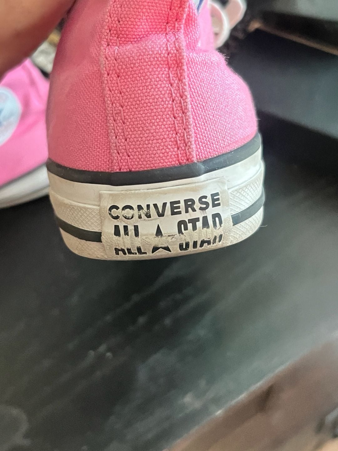 Converse Chuck Taylor All Star High Top Size 1 Pink Canvas 10