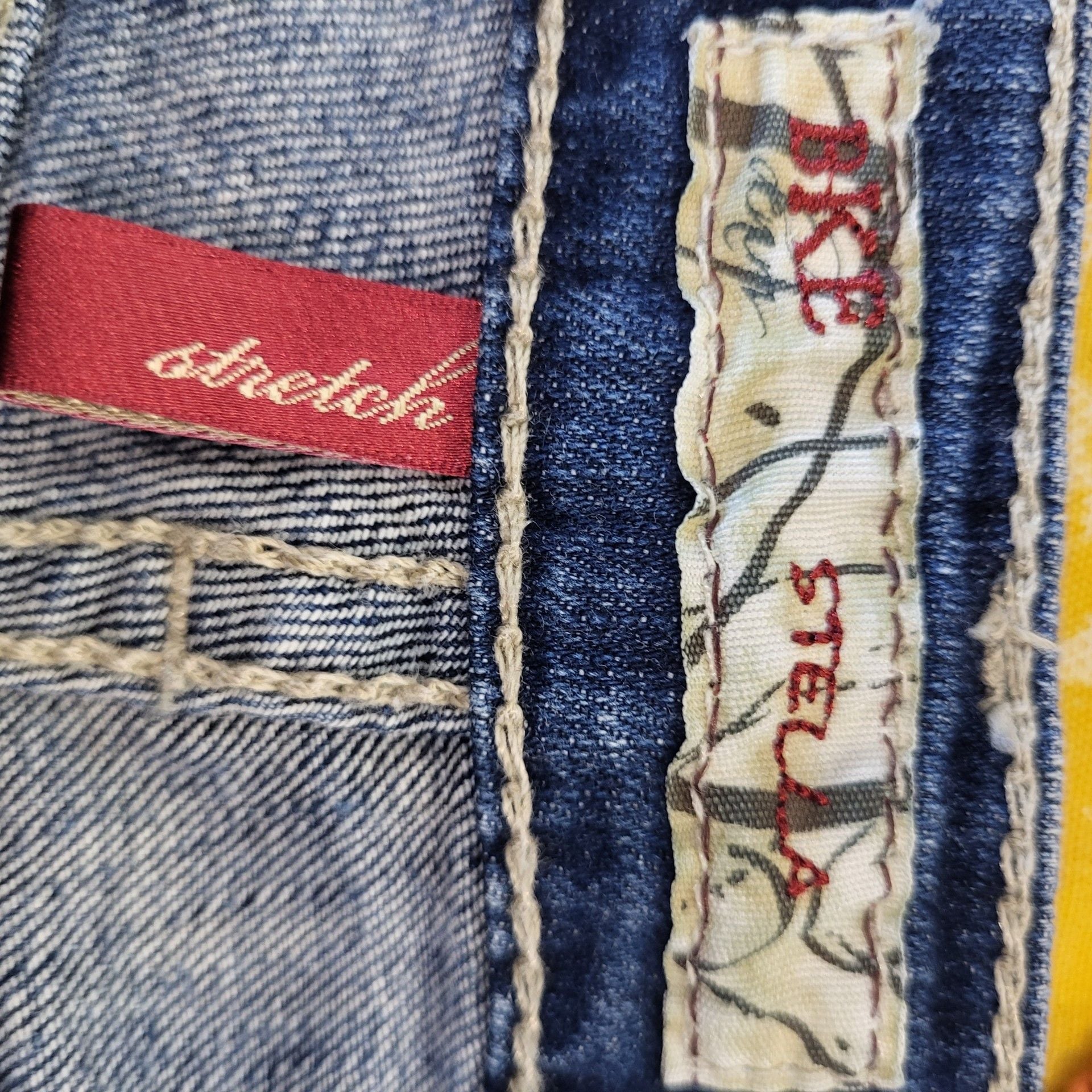 BKE Stella Capri Jeans Distressed Medium Wash Denim 3