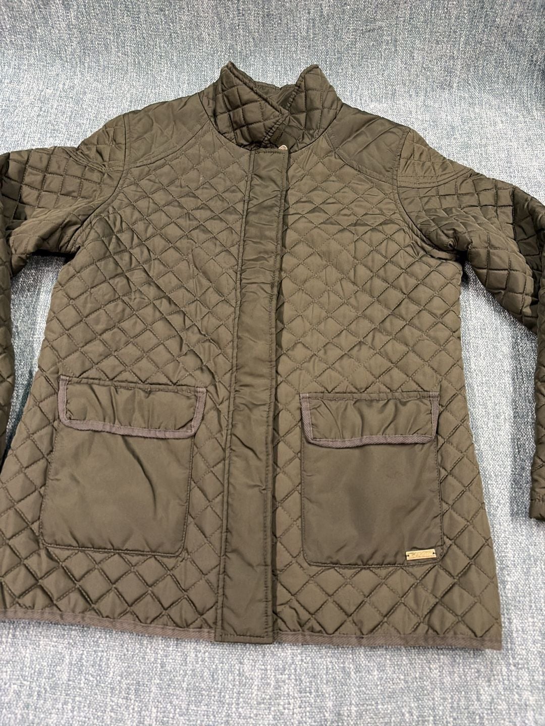 U.S. Polo Assn. Quilted Jacket Olive Green 2