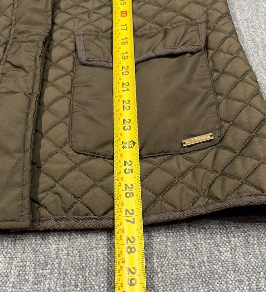 U.S. Polo Assn. Quilted Jacket Olive Green 3