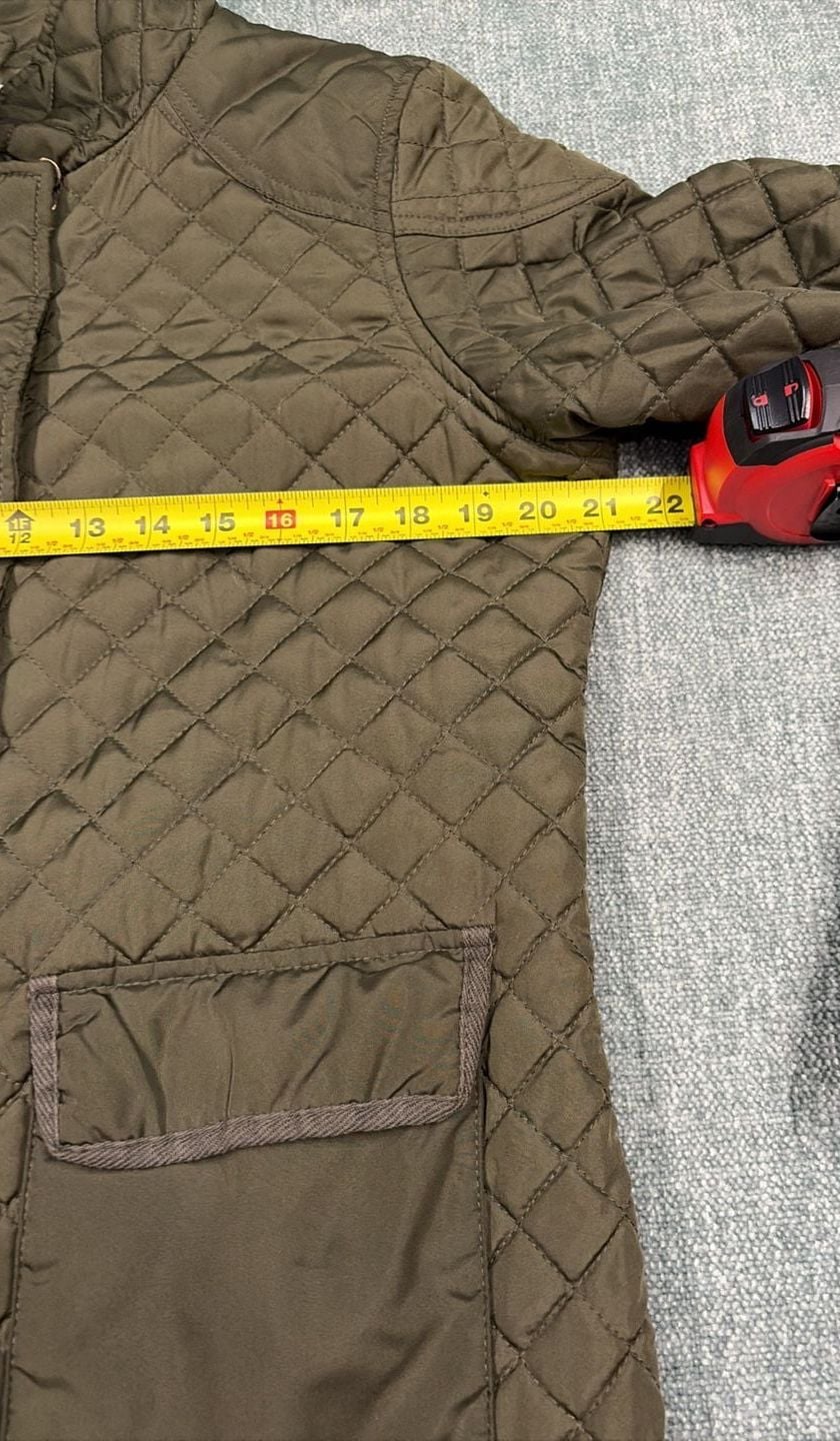 U.S. Polo Assn. Quilted Jacket Olive Green 4