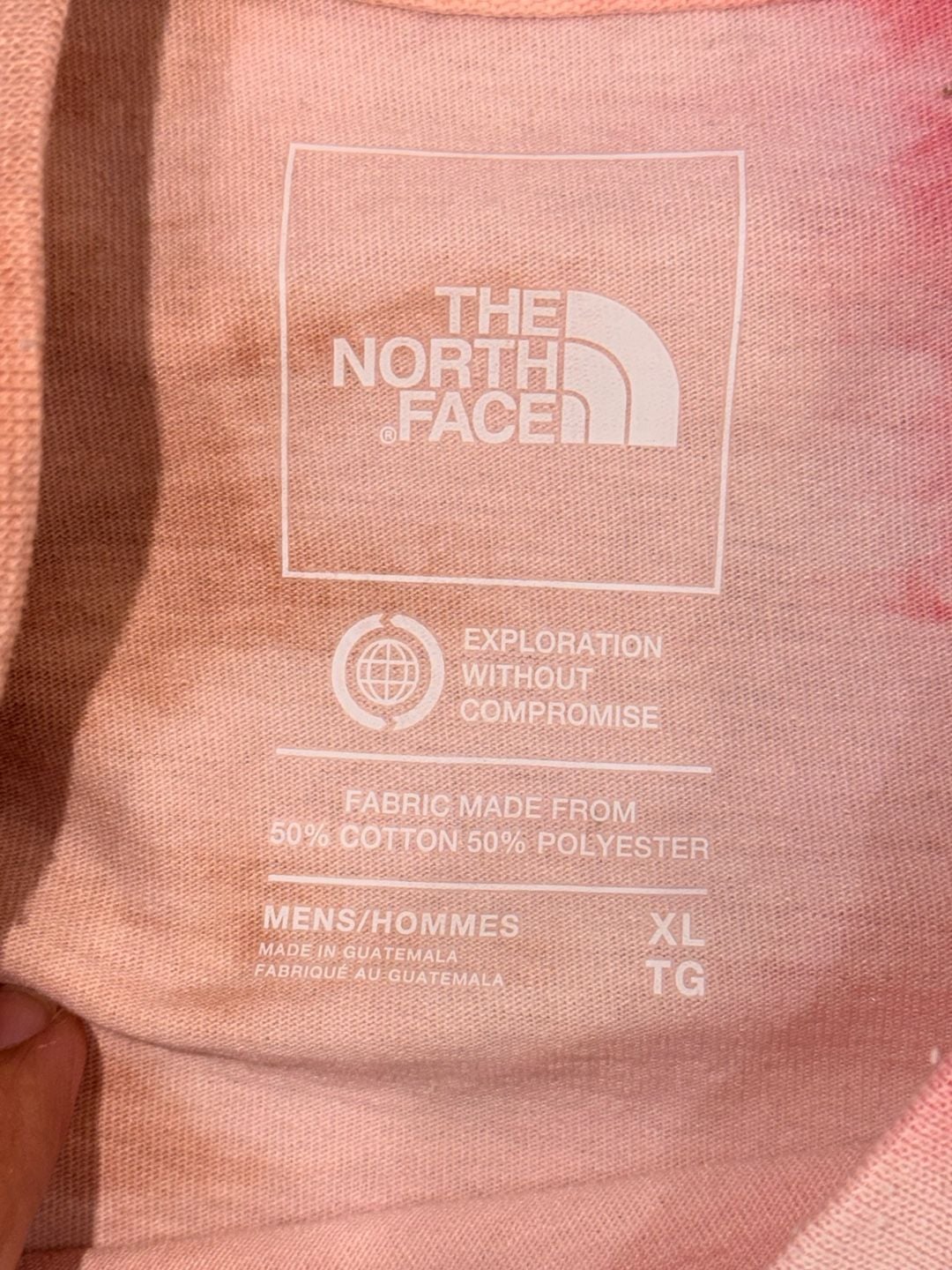 The North Face Phil Henderson Graphic Tee Size XL Pink Tie Dye Shirt Item 0496 6