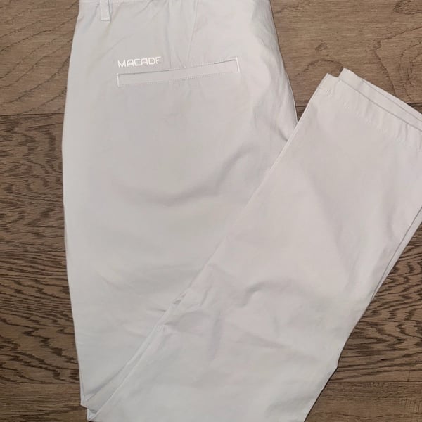 Macade Golf Pants Size 34x32 Stone Slim Fit Trousers