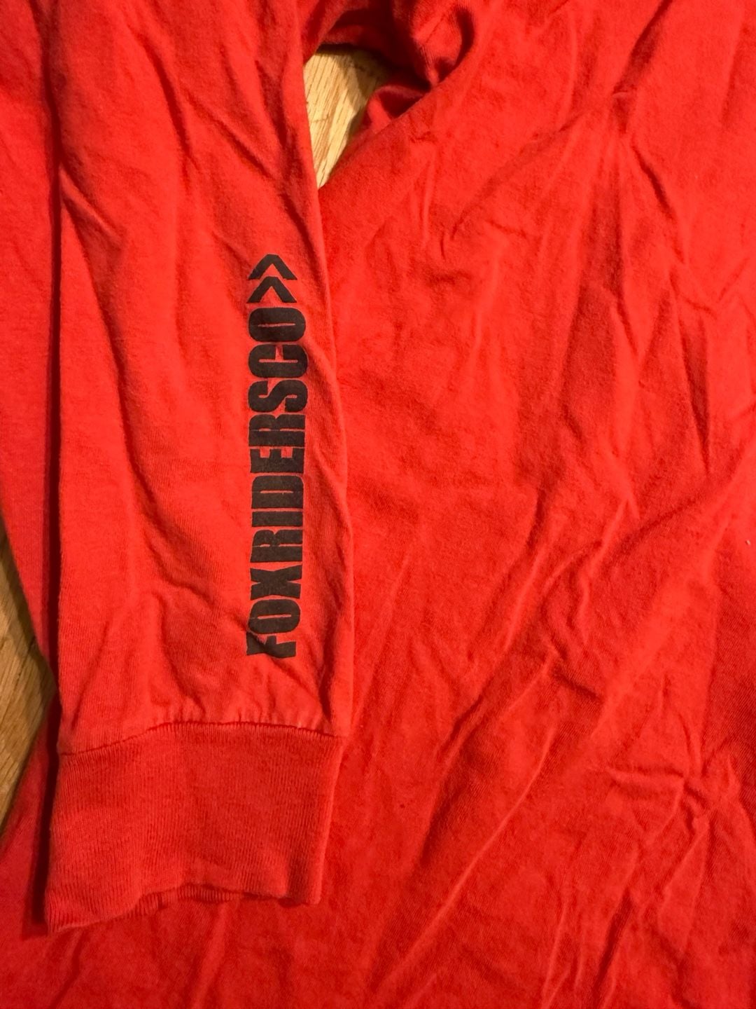 Retro Y2K Fox Racing Long Sleeve Graphic Shirt Red Size L 10