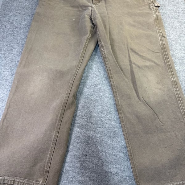 Vintage Y2K Carhartt Carpenter Pants 38 x 32 – Brown Canvas Dungaree Fit