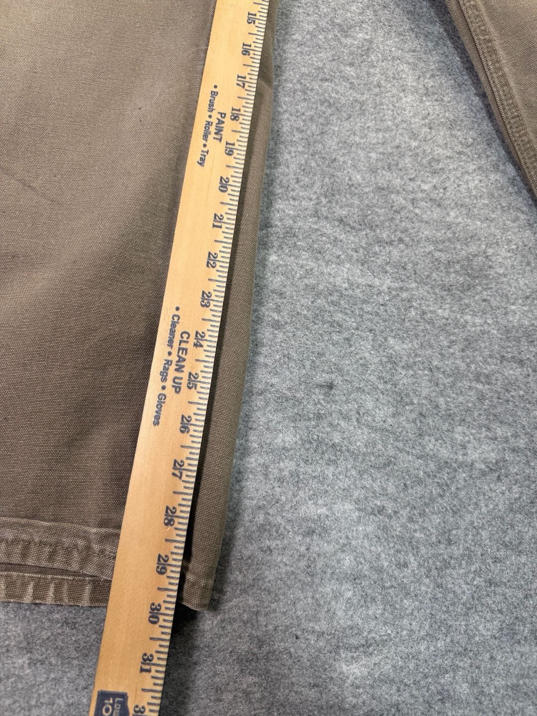 Vintage Y2K Carhartt Carpenter Pants 38 x 32 – Brown Canvas Dungaree Fit 10