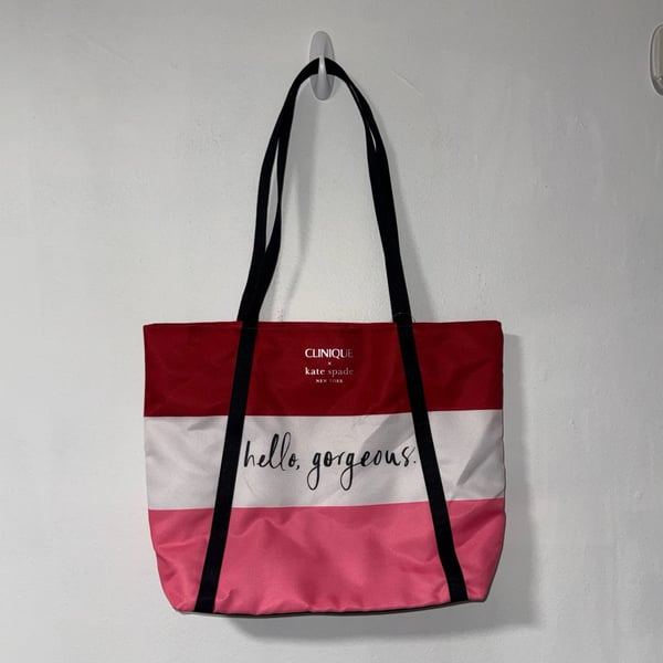 Clinique x Kate Spade New York Hello Gorgeous Tote Bag