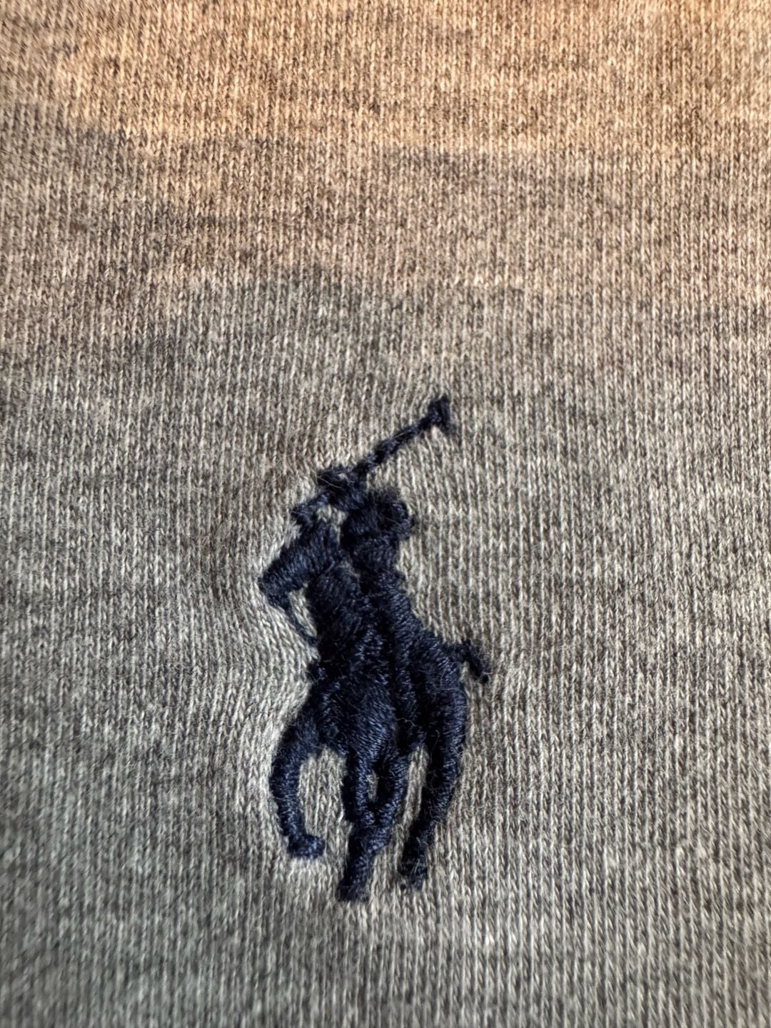 Polo By Ralph Lauren Long Sleeve Polo Shirt Size M Gray Cotton 4