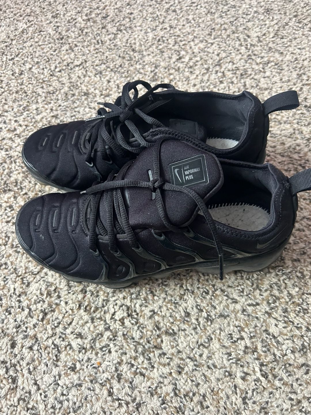 Nike Air Vapormax Plus Triple Black Sneakers 5