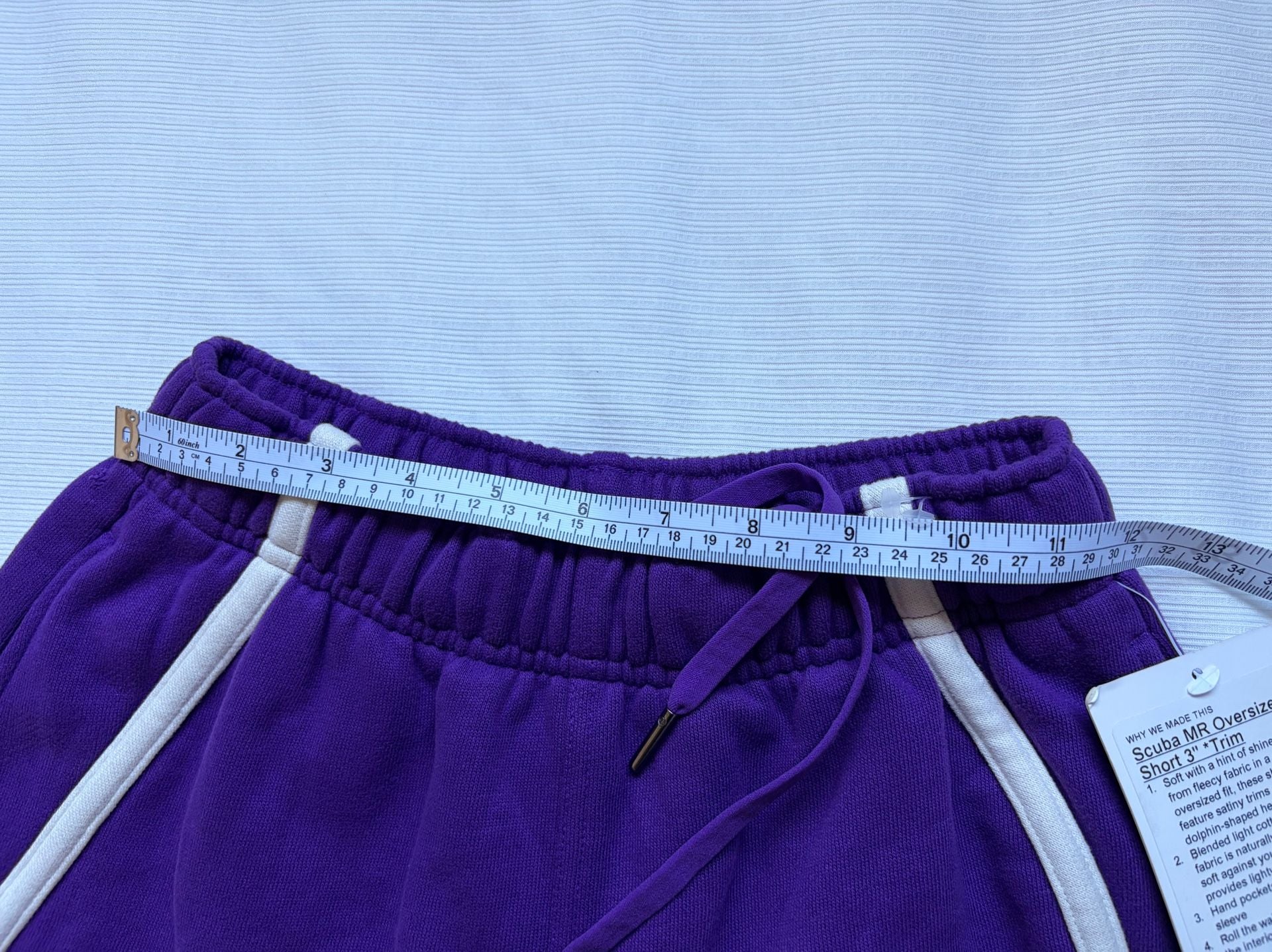 Lululemon Scuba MR Oversized Short 3 Trim Purple Size XXS 5