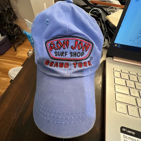 Ron Jon Surf Shop Grand Turk Dad Hat Light Blue Strapback
