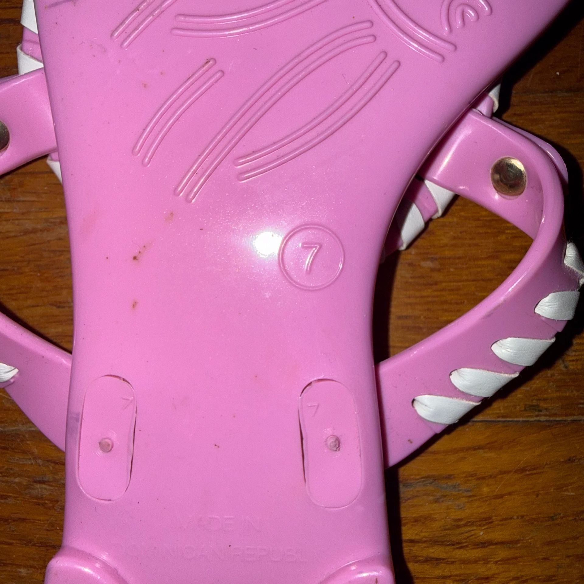 Jack Rogers Georgica Jelly Sandal Size 7 Pink 5