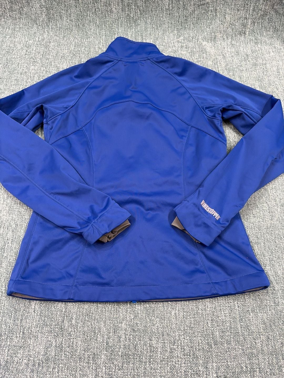 Cabelas XPG Softshell Jacket Size S Windstopper Blue Full Zip Outdoor 11