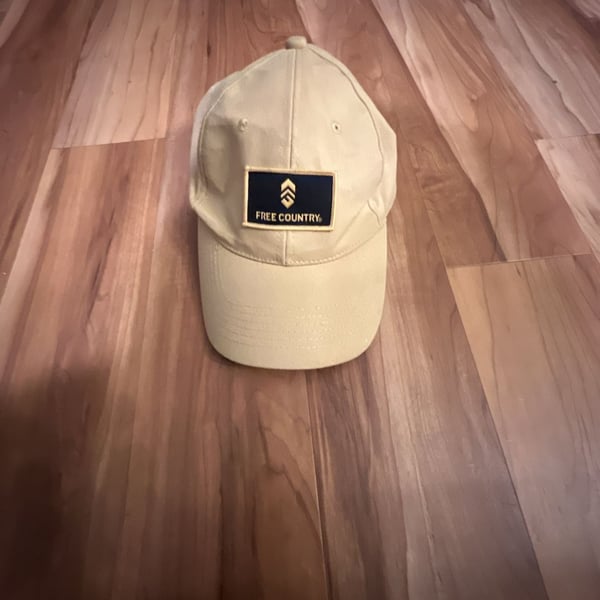 Free Country Logo Baseball Cap Tan Adjustable
