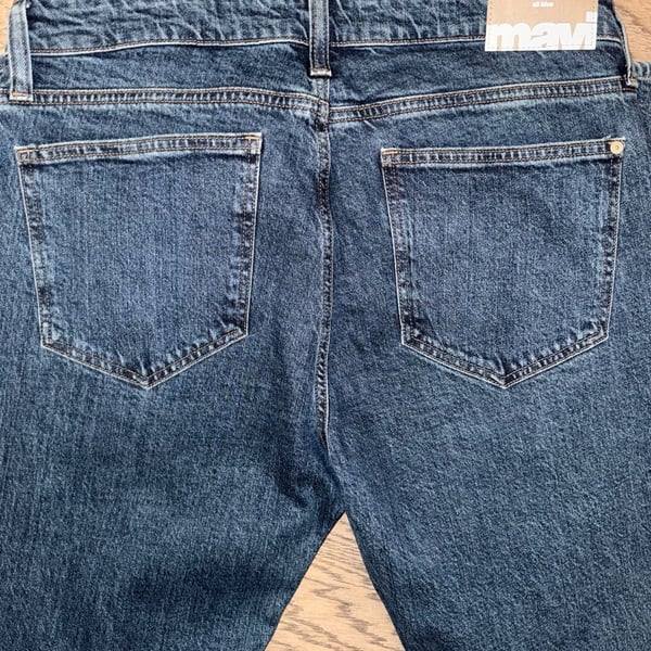 Mavi Marcus Slim Straight Jeans Size 34x32 Blue Denim