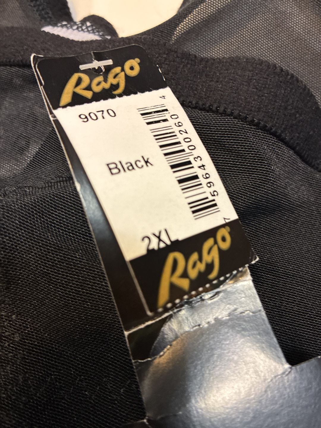 Rago Body Briefer Style 9070 Size 2XL Black Shapette Shapewear 7