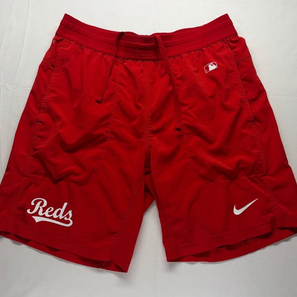 Nike Cincinnati Reds MLB Authentic Team Issued Collection Dri-Fit Shorts Size M