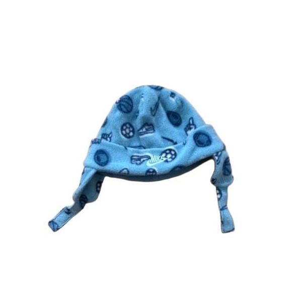 Nike Fleece Trapper Hat Blue Sports Print