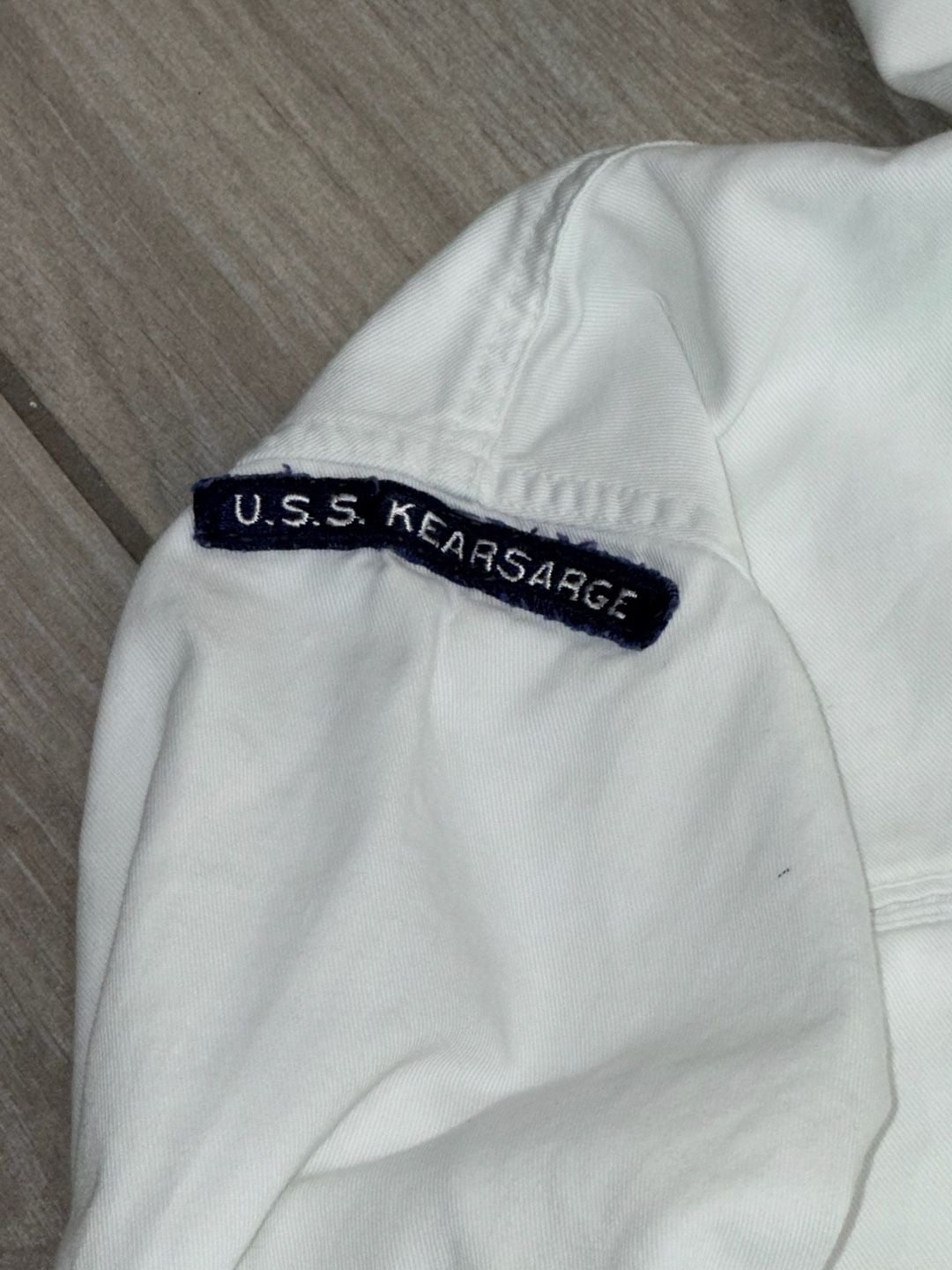 US Navy Cracker Jack Jumper White Sailor Uniform USS Kearsarge Item 0499 4