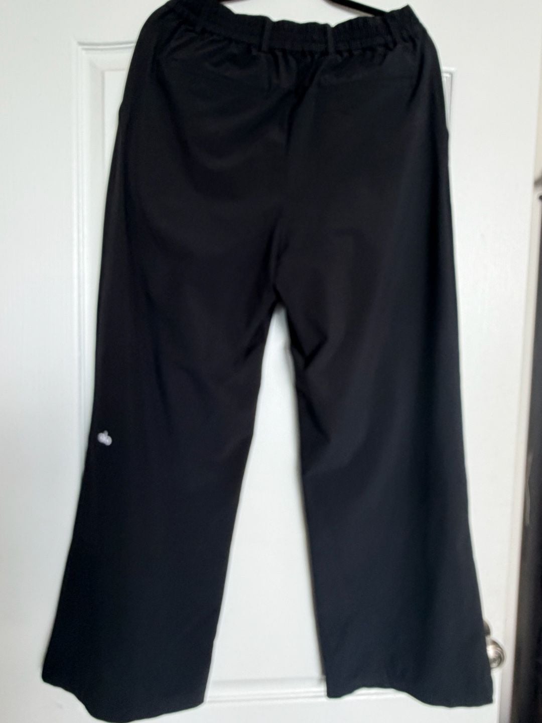 Alo Yoga Black Pleated Wide Leg Tailored Trousers Pants. NO Tag 4