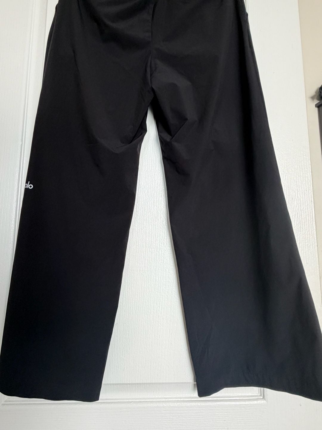 Alo Yoga Black Pleated Wide Leg Tailored Trousers Pants. NO Tag 5