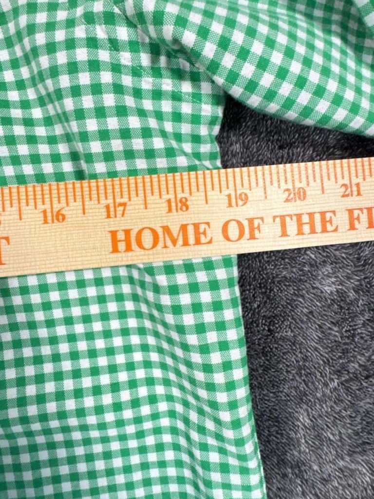 Polo Ralph Lauren Classic Fit Gingham Oxford Shirt Size S Green White 7