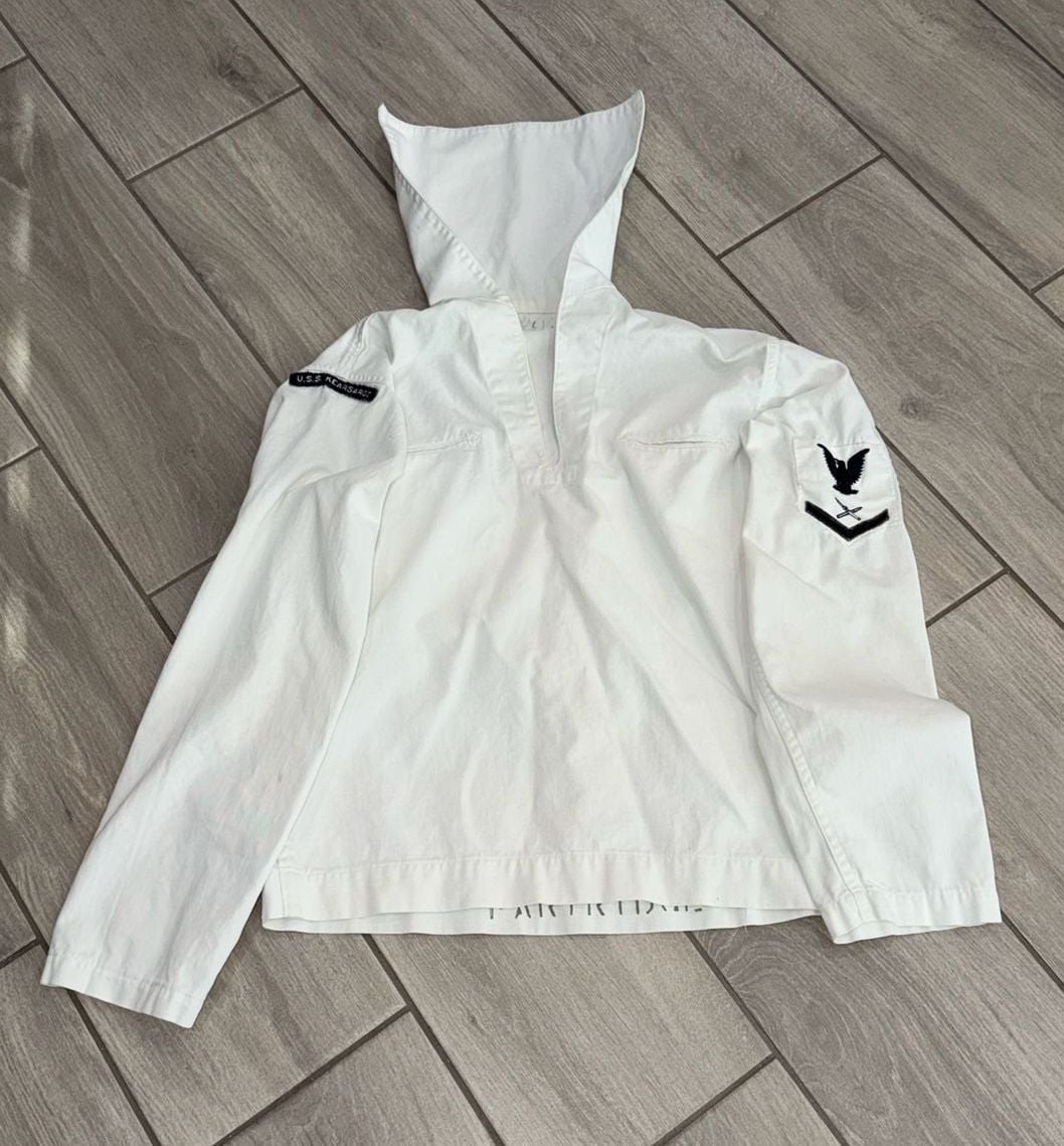 US Navy Cracker Jack Jumper White Sailor Uniform USS Kearsarge Item 0499 2