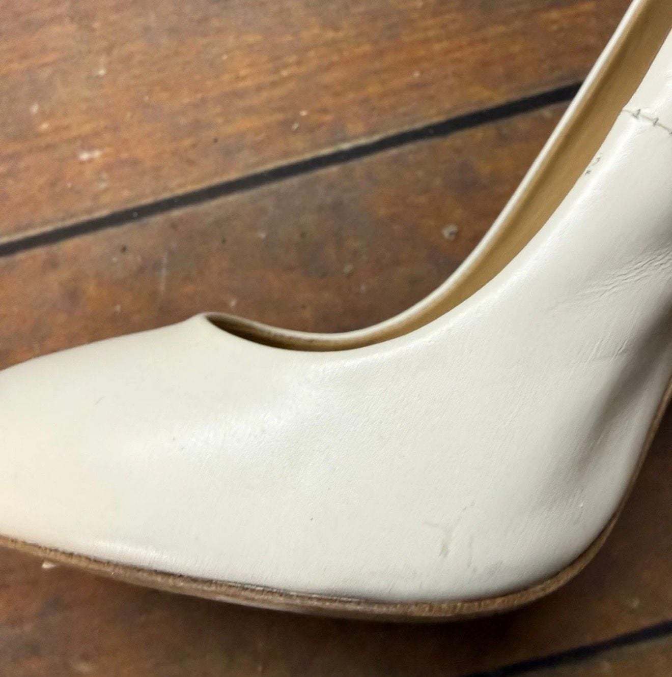 Marc By Marc Jacobs Pumps Size 39 White Leather Studded Heel 9