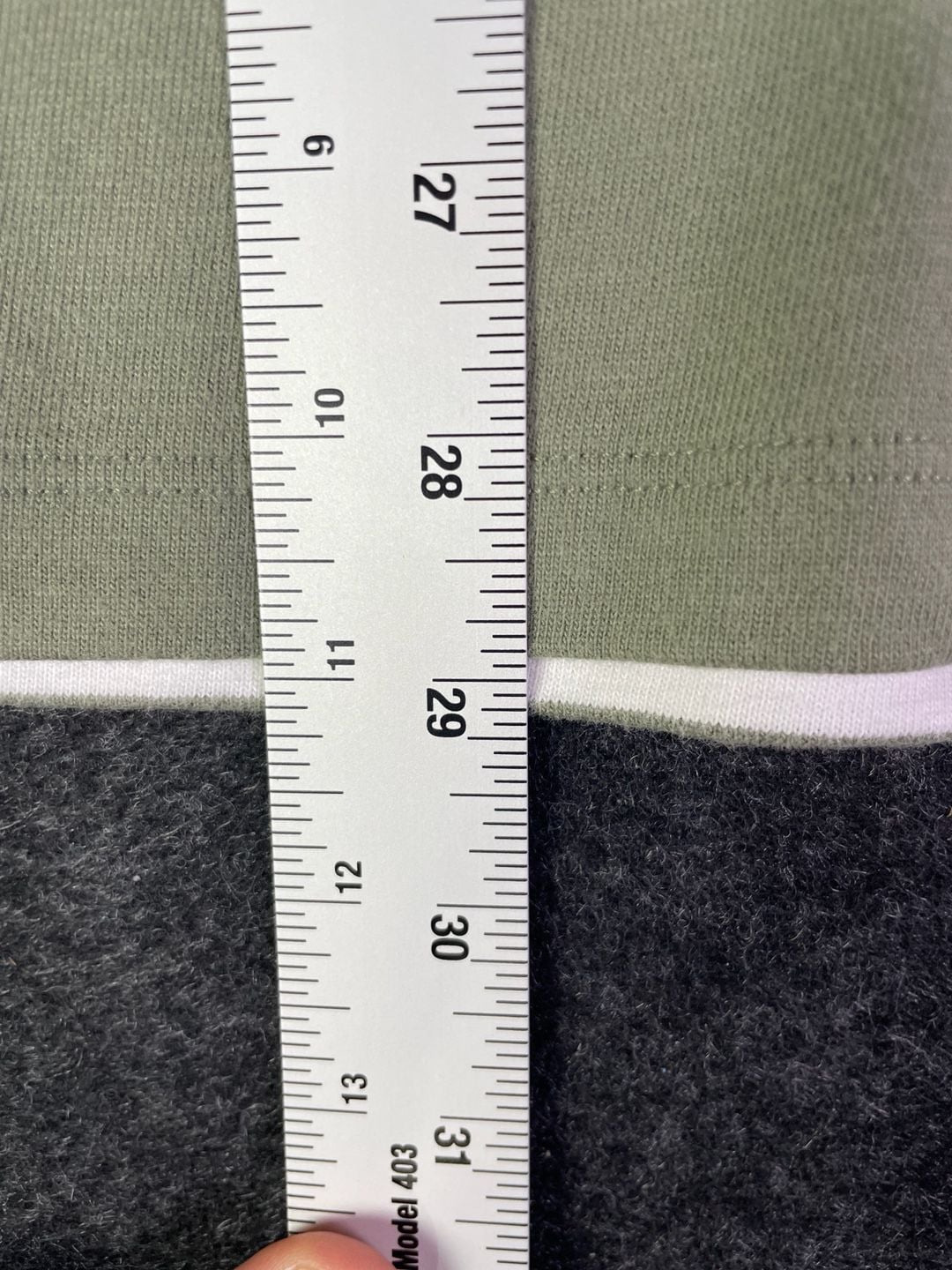 Lululemon Heavyweight Cotton Jersey T-Shirt Stripe Size L Green 4