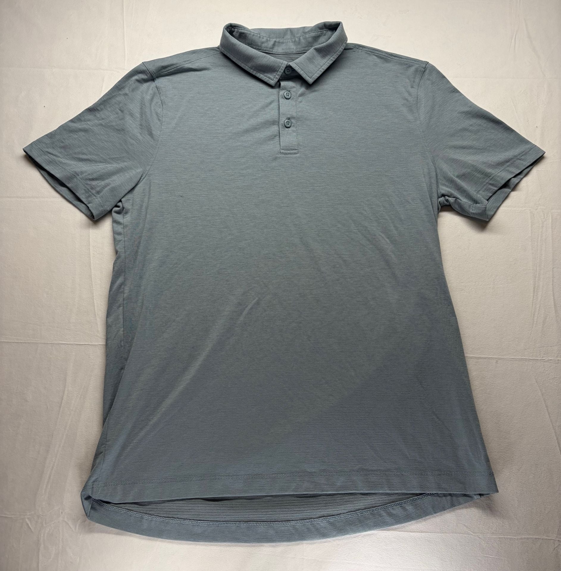Lululemon Evolution Polo Shirt Blue Performance Golf 2