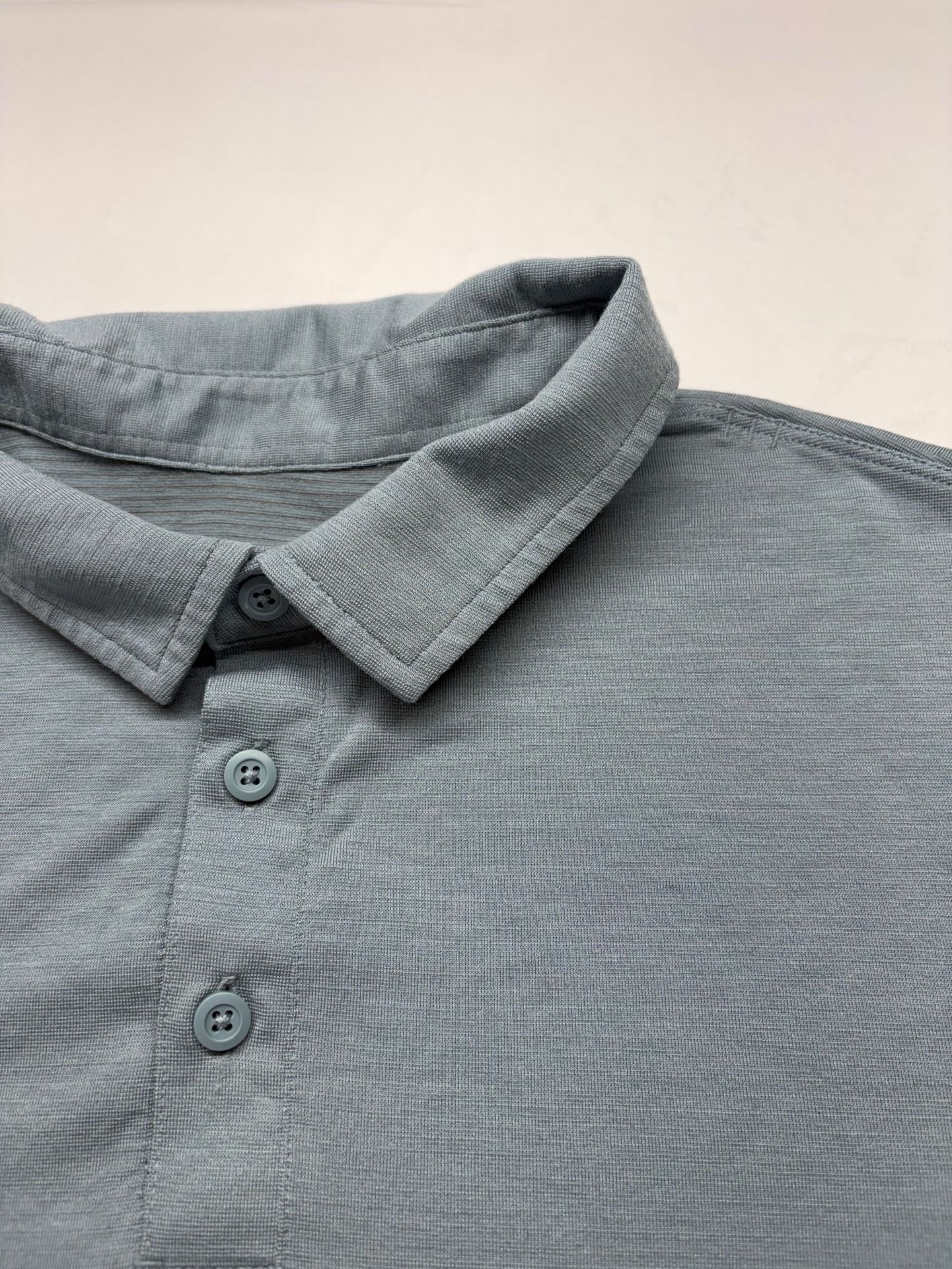 Lululemon Evolution Polo Shirt Blue Performance Golf 3