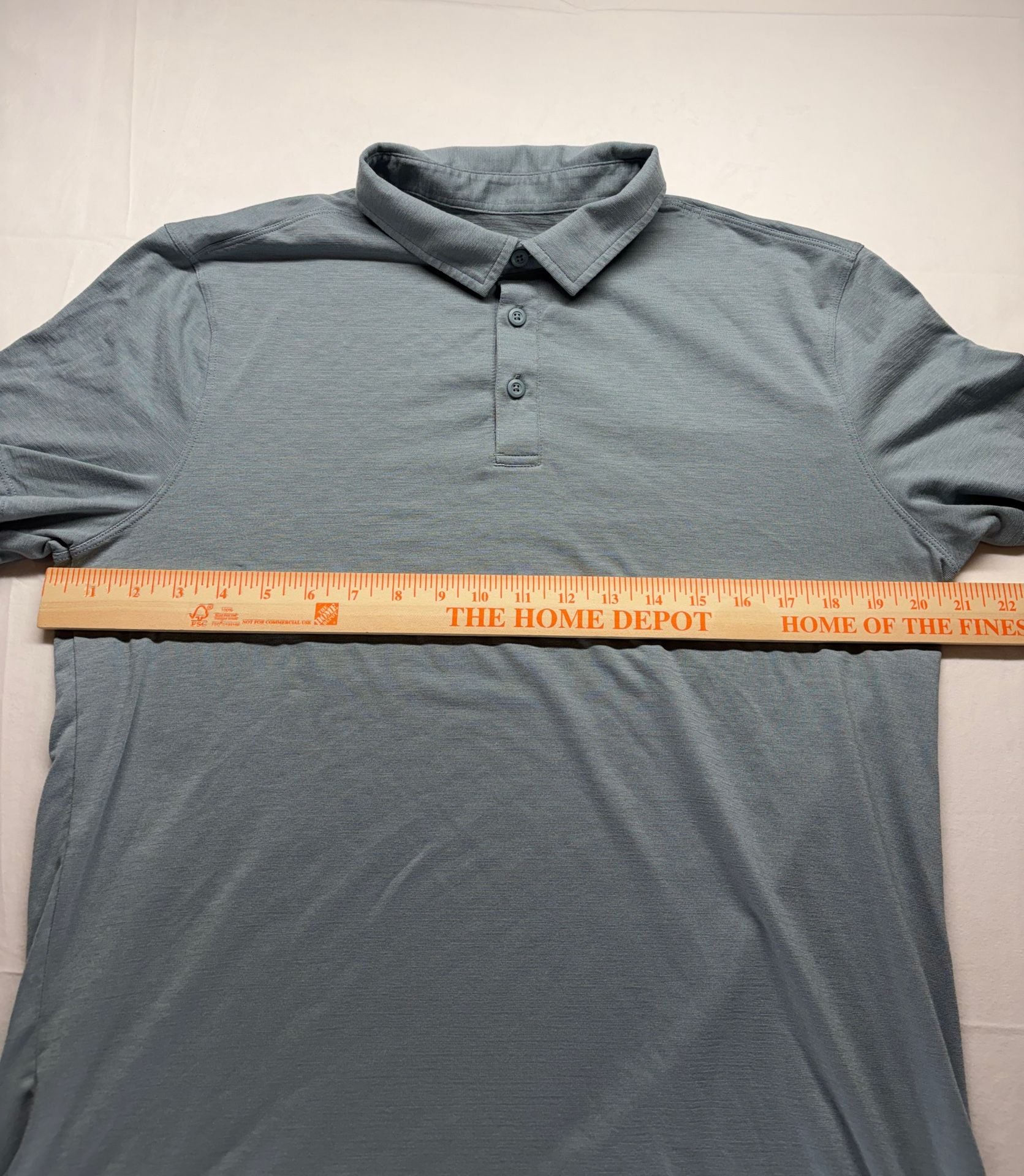Lululemon Evolution Polo Shirt Blue Performance Golf 5
