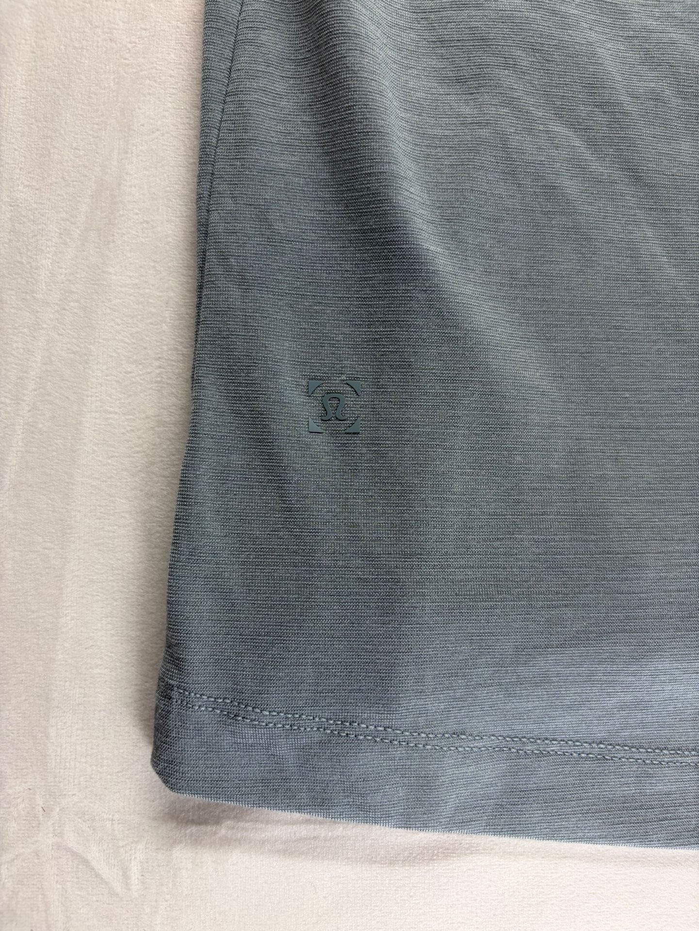 Lululemon Evolution Polo Shirt Blue Performance Golf 7