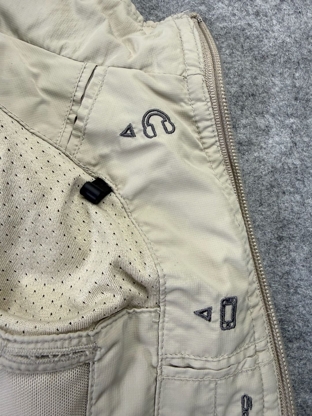 Scottevest TEC Size L Tan Multi Pocket Utility Windbreaker Jacket 7