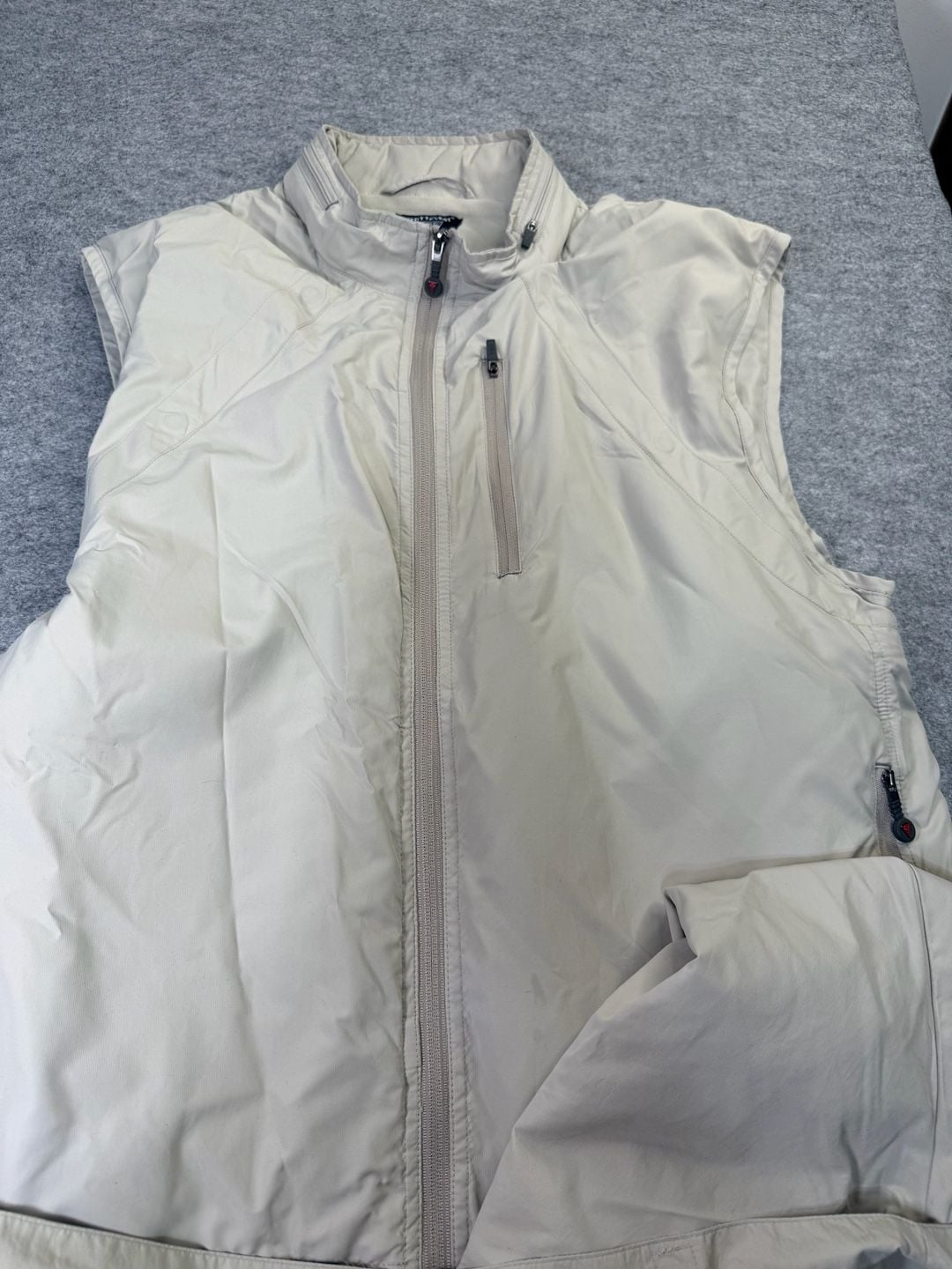 Scottevest TEC Size L Tan Multi Pocket Utility Windbreaker Jacket 11