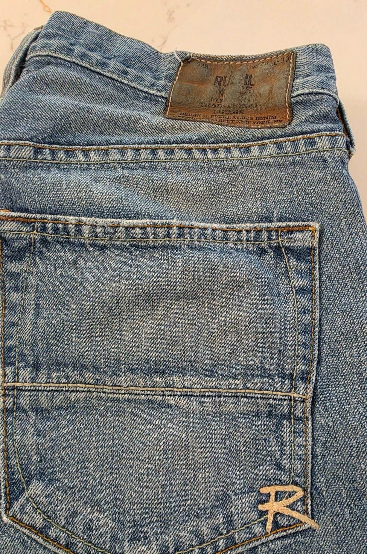 Ruehl No.925 Premium Jeans 28x30 Blue Cotton Denim Bootcut 5