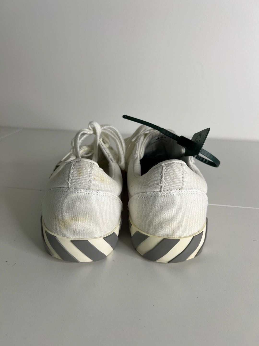 Off-White Low Vulcanized Eco Canvas Size 44 White Sneaker 4