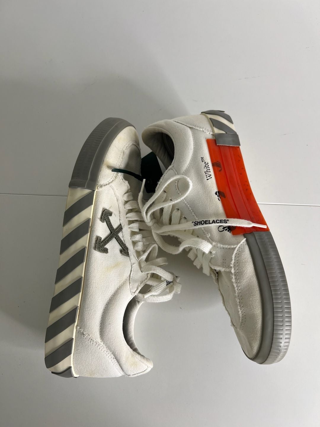 Off-White Low Vulcanized Eco Canvas Size 44 White Sneaker 5